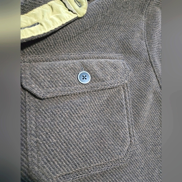 Cabelas Mens Brown Button-Up long Sleeve Tweed Look Size XL - Picture 6 of 6